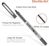 Shuttle Art Rollerball Pens 25 Pack 0.5mm Black Blue Red Quick Drying Writing view 2