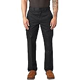 Dickies Occupational Workwear LP337BK Cotton Relaxed Fit Men's Industrial Cargo Pant with Straight Leg, Black