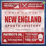 2016 This Day in New England Sports History Wall Calendar by 