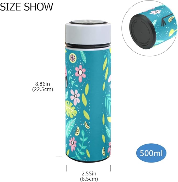 Amazon 水筒 500ml かわいい動物 フラミンゴ 真空断熱ケータイマグ おしゃれ 保冷保温 魔法瓶 サーモス 可愛い マグボトル 軽量 オフィス 通勤 通学 水筒 マグボトル オンライン通販