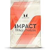 Myprotein Impact Whey Protein Powder, 5.5 Lbs (100 Servings) Vanilla Ice Cream, 22g Protein & 5g BCAA Per Serving, Protein Shake for Superior Performance, Muscle Strength & Recovery, Gluten Free