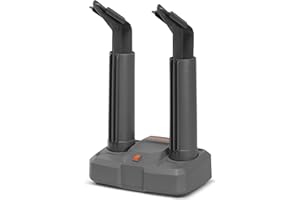 DryGuy Footwear Dryer – No-Heat, Fan-Driven Shoe Dryer for Hiking, Cleats, and Dress Shoes | Gentle Airflow | Compact, Quiet Design with 2 Universal Drying Ports and 6-Foot Power Cord