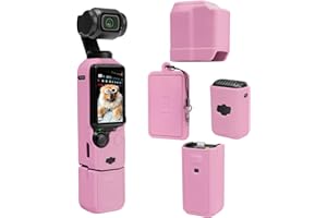 TYUANDOUER Pocket 3 Case, Soft Silicone Protective Case Compatible with DJI Osmo Pocket 3 Creator Combo, Lightweight Osmo Scr