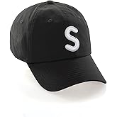 Daxton Classic Baseball Dad Hat Embroidered Initial Letter Low Profile Hat Cap