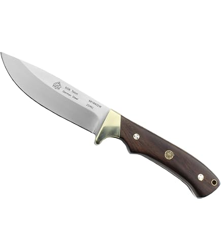Amazon.com : Puma SGB Elk Hunter Jacaranda Wood Hunting Knife with