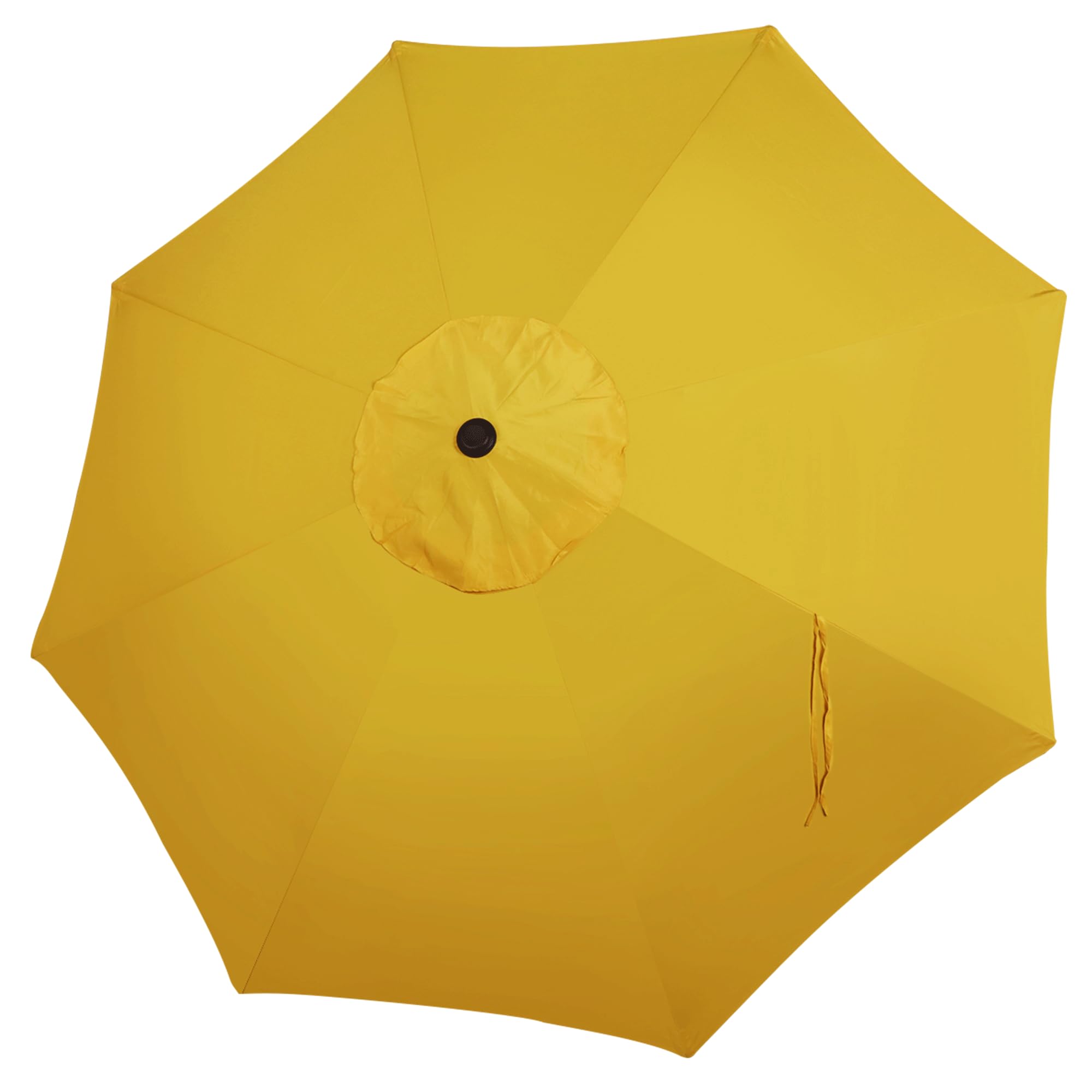 Photo 1 of Blissun 9ft Patio Umbrella Replacement Canopy, Market Umbrella Top, Outdoor Table Umbrella Canopy for 8 Ribs, Canopy Only (Yellow)