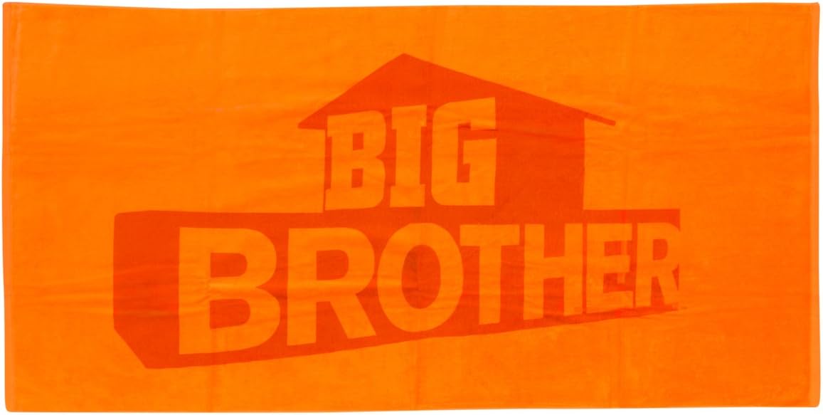 CBS Big Brother Beach Towel Red/Orange/Yellow Yellow