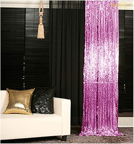 Amazon Com Shinybeauty Sequin Backdrop Lavender 2ftx8ft Glitter