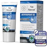 No Sweat Antiperspirant Gel 50 ML - Suitable Usage For Face-Neck-Nape Helps Prevent Excess Facial Sweating and Facial Shining-Suitable For Active Work and During Gym