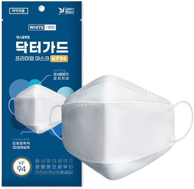 Amazon レンスグローバル プレミアム マスク KF94 25枚 立体構造 個別包装 韓国製 SESE 家庭用マスク