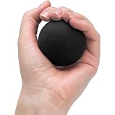 THERABAND Hand Exerciser, Stress Ball, Therapy, Squeeze, Exercise, Black | Hand exerciser for grip strengthening, hand therapy and finger, wrist and forearm exercise