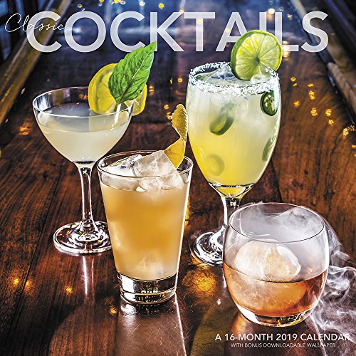 Classy Cocktails Wall Calendar (2019) by Landmark
