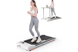 THERUN Walking Pad Treadmill Under Desk, Portable Mini Treadmill for Home/Office, Walking Pad Treadmill 2.5HP, Walking Jogging Machine with 265 lbs Weight Capacity Remote Control LED Display