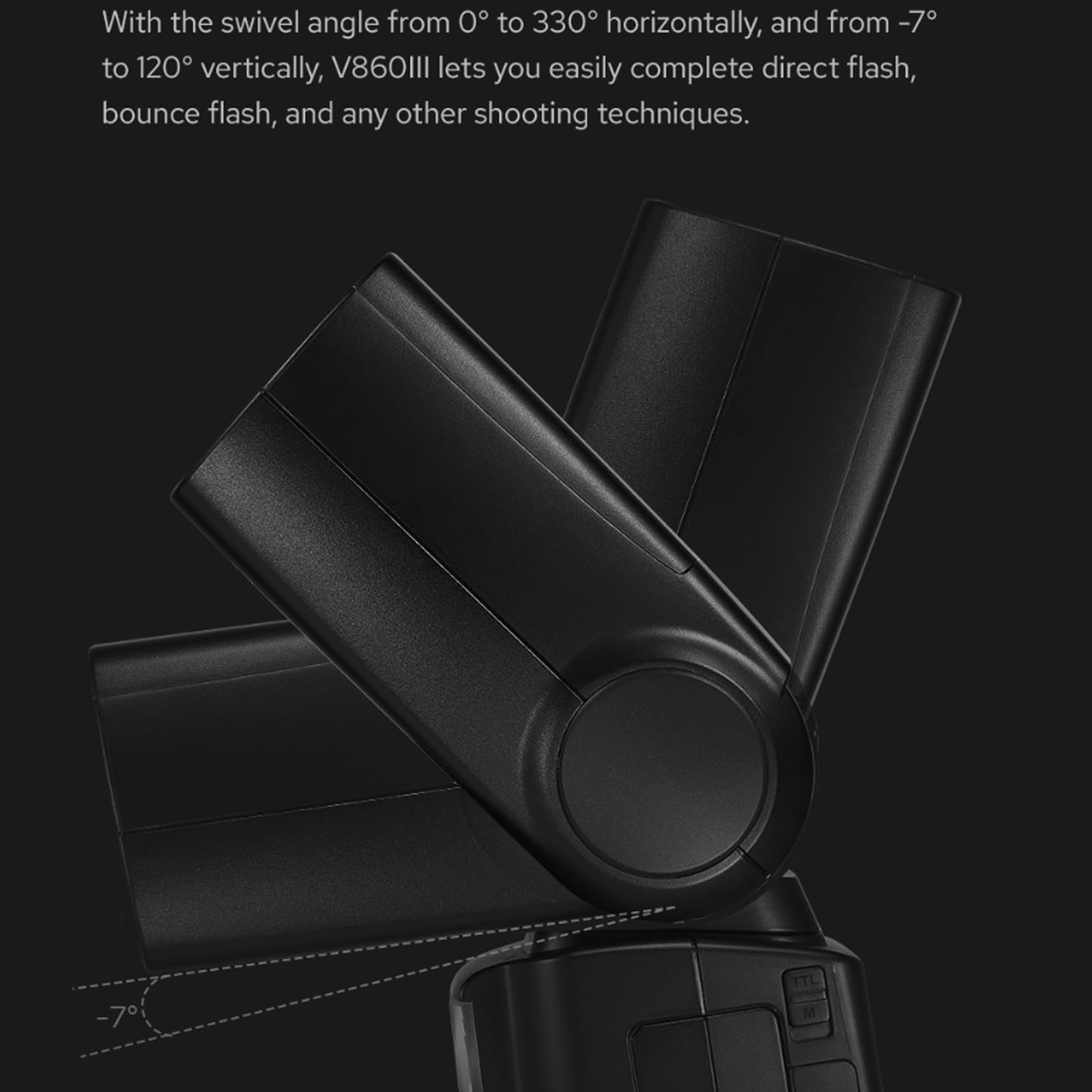 Godox V860III-C Flash for Canon Camera Flash Speedlite 7.2V/2600mAh Li-ion Battery, 2.4G Wireless HSS 1/8000 1.5s Recycle Time 10 Levels LED Modeling Light for Canon (Upgraded V860II-C)