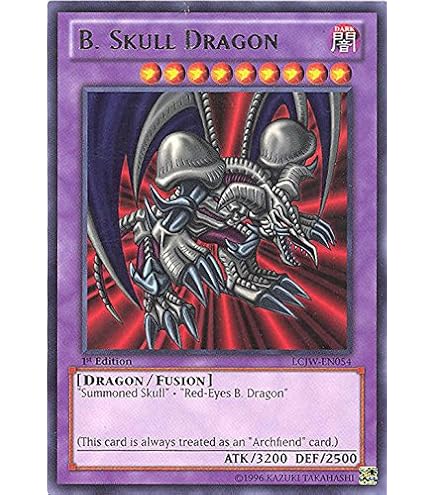 Amazon.com: Yu-Gi-Oh! - B. Skull Dragon (MRD-018) - Metal Raiders