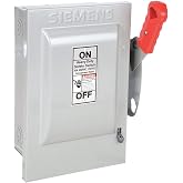 Siemens HNF361 30-Amp 3 Pole 600-volt 3 Wire Non-Fused Heavy Duty Safety Switches