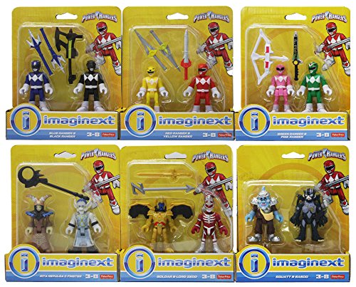 Fisher price imaginext power rangers complete figure bu…