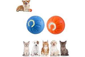 KDIRST Thelifeh Smart Jumping Ball Dog Toy,Thelife Dog BallToy,Smart Jumping Ball for Dogs,Automatic MovingDog Toy Ba ll, InteractiveDog Toy Ba ll That Moves On Its Own (2pc)
