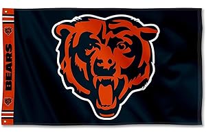 WINCRAFT Chicago Bears Printed Header 3x5 Foot Banner Flag