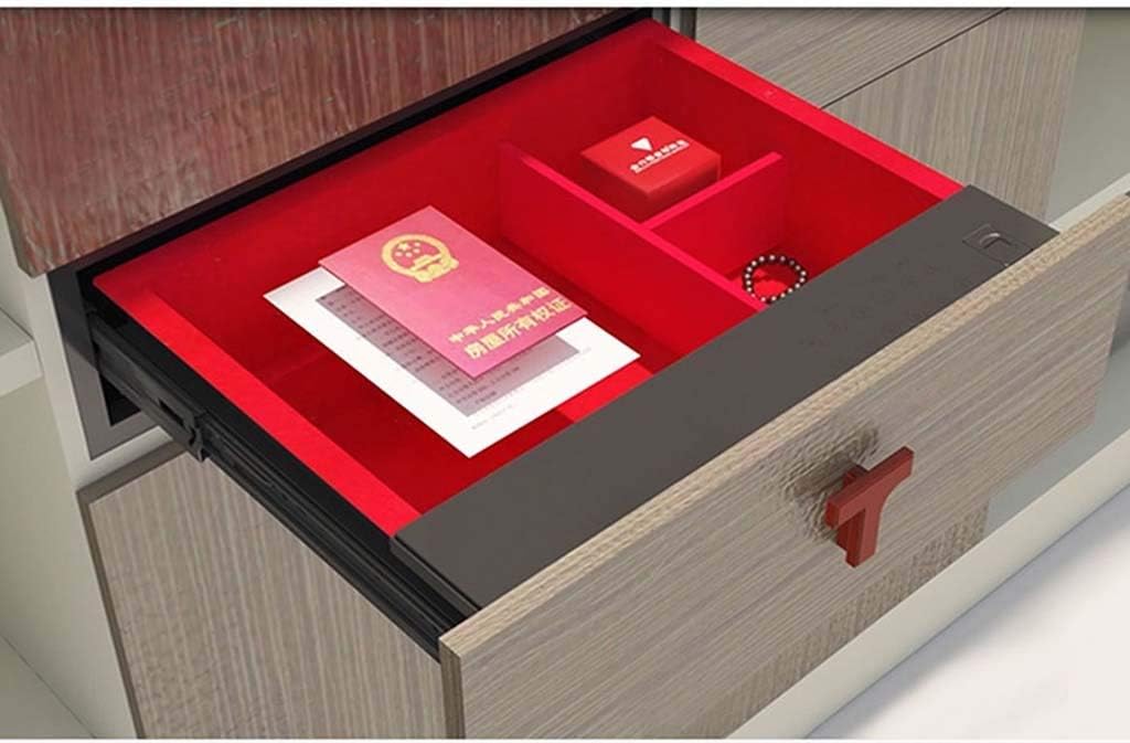 Mgo Drawer Safe Fingerprint Safe Sliding Security Safe Smart Electronic Cabinet Lock Fingerprint Lock Cabinet Lock Biometric Lock Drawer Fingerprint Lock (Size : B): Home & Kitchen