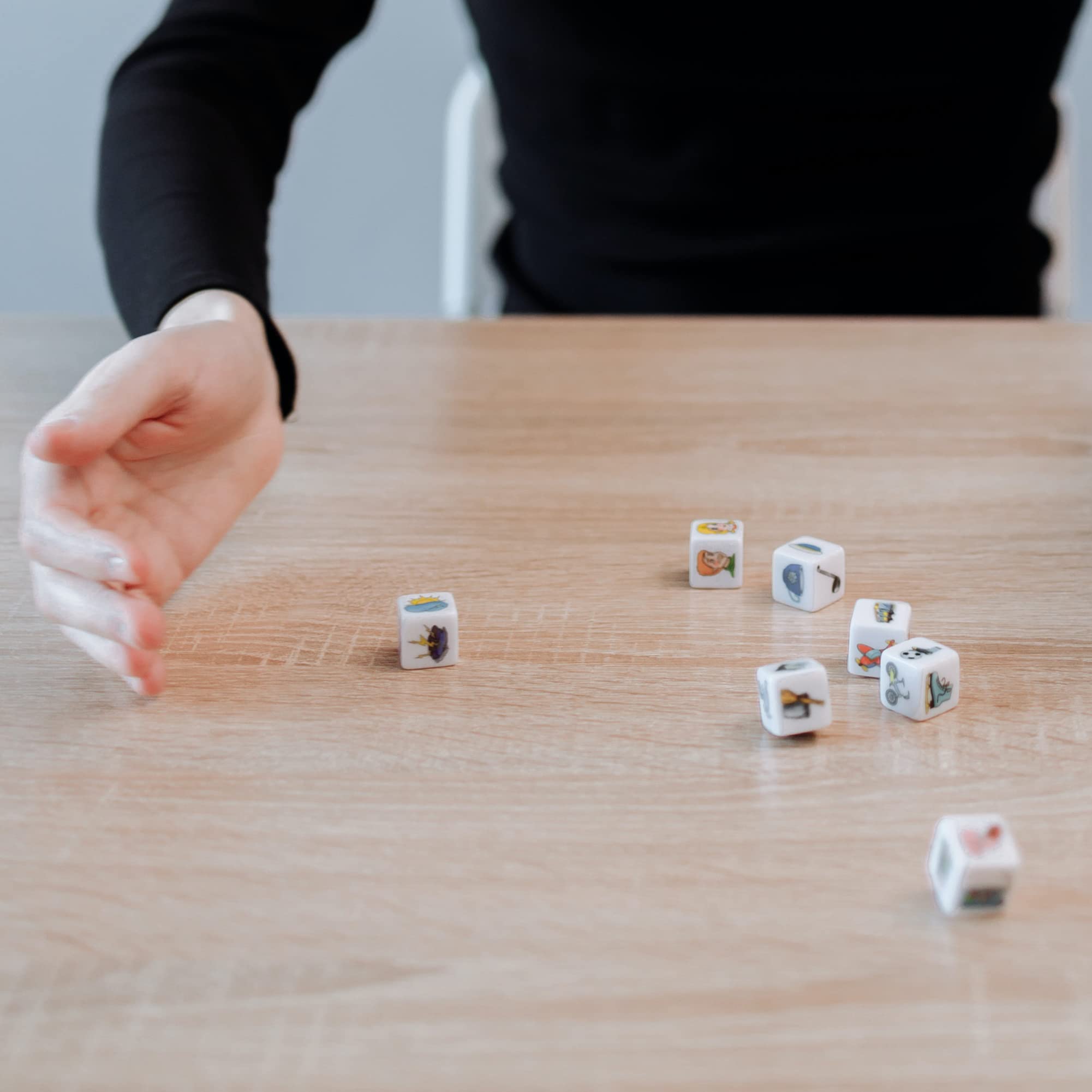 48 PCS 16MM Blank White Dice for Board Games, DIY, Fun, and Teaching