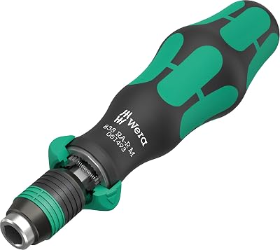 Wera 838 RA-R M Bits-Handhalter Ratchet Screwdriver 1/4" Magnetic Rapidaptor