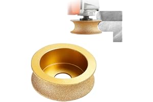 HABOHUSE Edge Diamond Grinding Wheel, 3 inch Profile Hand Diamond Wheel, Height 10mm-45mm Diamond egdes for Tile Quartz Stone Marble Granite Rock Artificial Stone Ceramic (10mm)