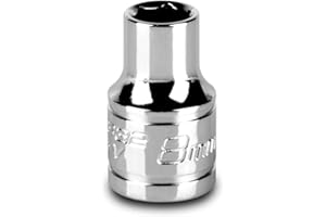 Capri Tools 8 mm Shallow Socket, 3/8-Inch Drive, 6-Point, Metric