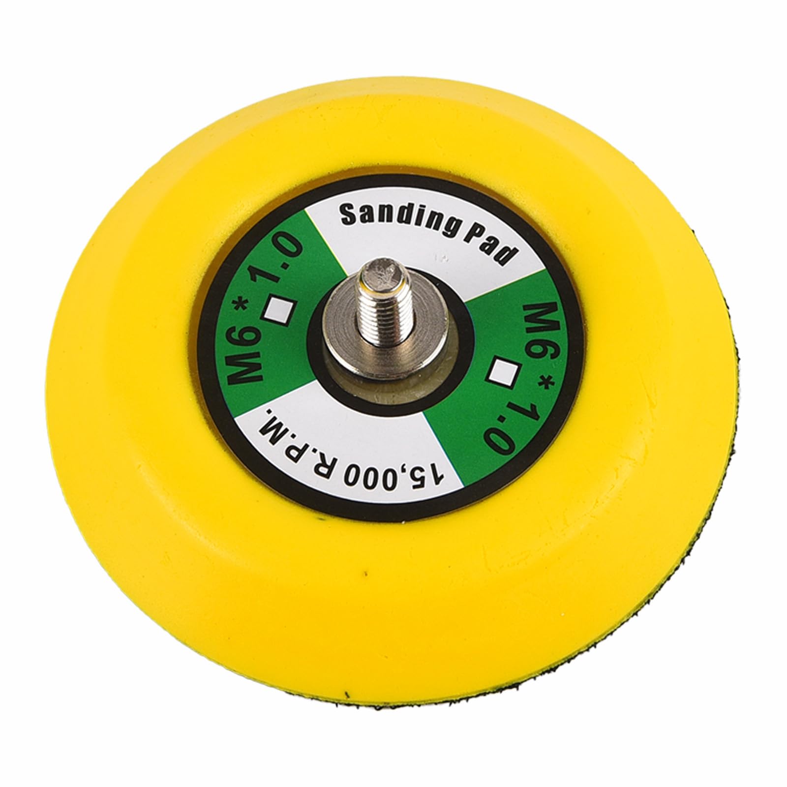 3"/75mm Sanding Disc Backing Pad, with Hook & Loop, M6 Thread, Polishing Backing Pads for Orbital Air Sander, Pack of 1