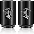 2PCS Automatic Beer Bottle Opener Draft Top Beer Can Opener, Stainless Steel One-Handed Bottle Openers for Seniors, Portable for Kitchen Home Bar Restaurant Household Utensils Beer Accessories Gift