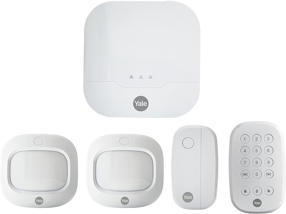 Yale IA 305 Sync Home Security System 5 Piece Kit White