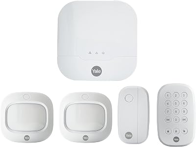 Yale IA 305 Sync Home Security System 5 Piece Kit White
