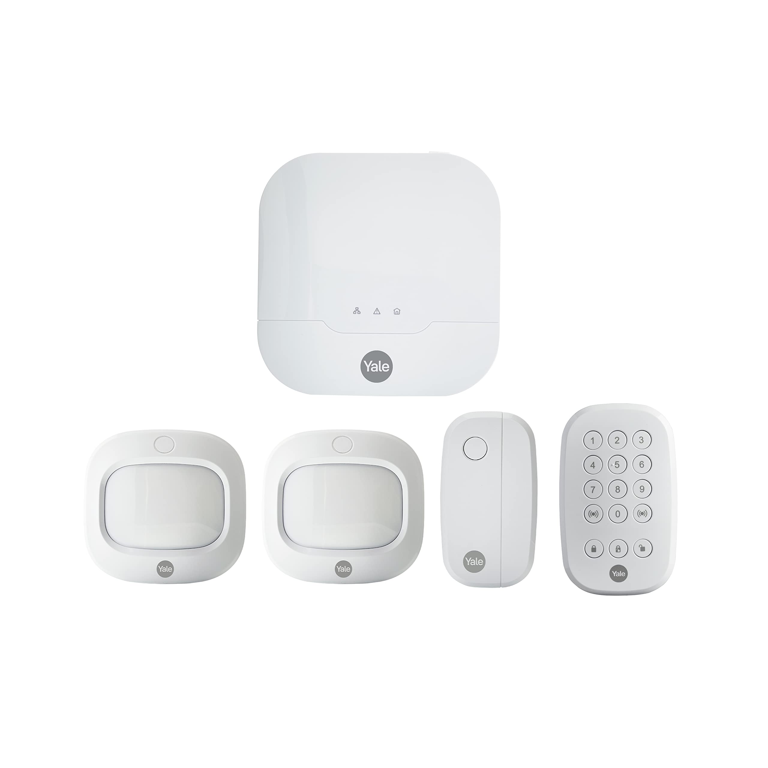 Yale IA 305 Sync Home Security System, White - 5 Piece Kit — image 1