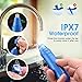 Professional Nose Ear Hair Trimmer Clipper with Vacuum Cleaning System and LED Light, Waterproof Dual Edge Blades for Easy Cleansing