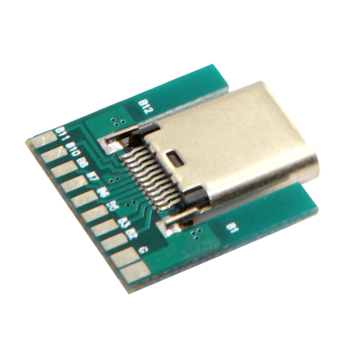 Cablecc cablecc 24 Pin USB 3.1 Type C Male & Female Male & Female Male & Female Connector SMT Type with PC Board 1 Set