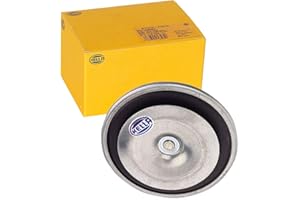 HELLA 3BA 002 768-382 Horn - B36-24V - 116dB(A) - Frequenzbereich: 335Hz - Tiefton - Gehäusefarbe: grau - Flachsteckanschluss