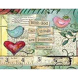 Lang with God Boxed Notecard by Lisa Kaus, 4 x 5 Inches, 13 Cards and Envelopes (1005289)