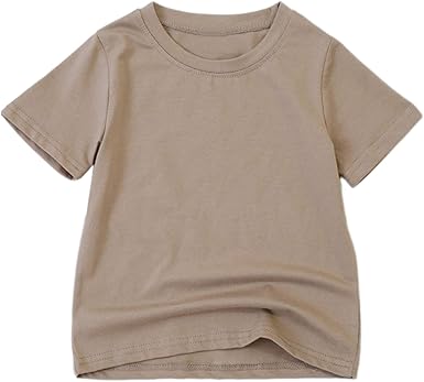 Amazon Waboats ワボーズ 無地 綿 半袖tシャツ 100cm 150cm 子供服 男の子 女の子 キッズ ジュニア クルーネック シンプル トップス Tシャツ カットソー 通販