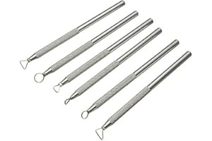 COMIART 6 PCS Sludge Pottery Clay Scraper Clay Sculpting Modelling Tools