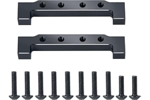 WEFEINO Aluminum Front Servo Mount Upgrade Parts for Tamiya 1/14 Scale RC Tractor Truck Trailer King Hauler