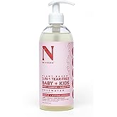 Dr. Natural 3-in-1 Tear-Free Baby Plus Kids Soap - Head-to-Toe Baby Soap and Shampoo - Sensitive Skin Moisturizing Body Wash - Rosewater - 16 oz.