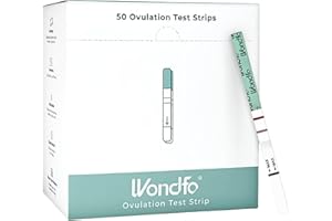 Wondfo Ovulation Test Strips - Women Fertility Tracking and Pregnancy Planning with Cycle-Detecting LH Surge - Highly Sensitive and Fast Result at Home Kit (50 Count)