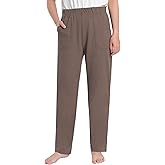 Weintee Women's Petite Elastic Waist Knit Pants