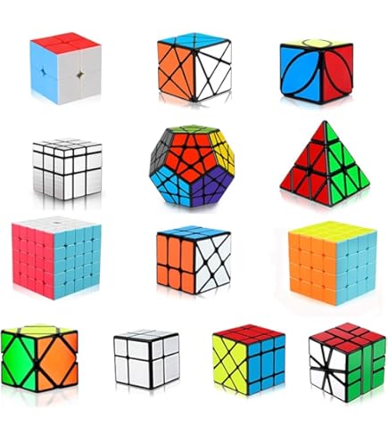 Amazon.com: Ahyuan Speed Cube Set 12 Pack Magic Speed Cube
