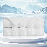 Cozy Bliss Cooling Comforter Seersucker Plaid Twin Size, Q-Max 0.45 Lightweight Cooling Blanket, Breathable Silk Smooth Summer Bedding Quilt for Hot Sleepers Night Sweats White