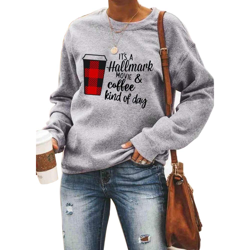 Women Crew Neck Sweatshirts Long Sleeve 