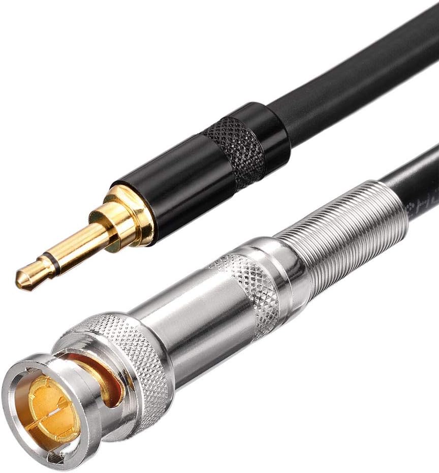 Eightwood 3.5mm Audio Cable BNC Male to 3.5mm male Plug Power Audio Cable 100cm extension cable for BNC Antenna Portable Audio Equipment Digital Cameras Camcorders Portable DVD Players Stereo - Image 3