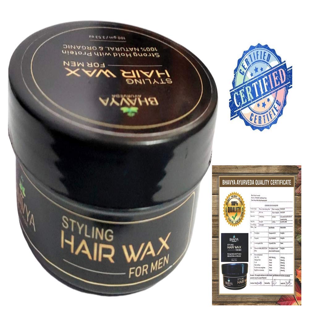 Buy Bhavya Ayurveda Styling Hair Wax For Men Strong Hold With
