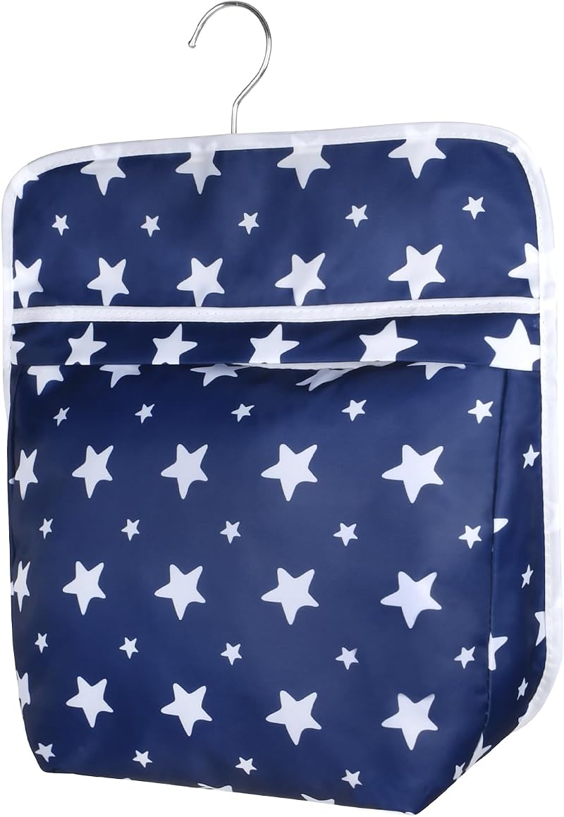 Vicloon Clothes Pegs Bag with Hook High Capacity 30x26cm Durable Canvas