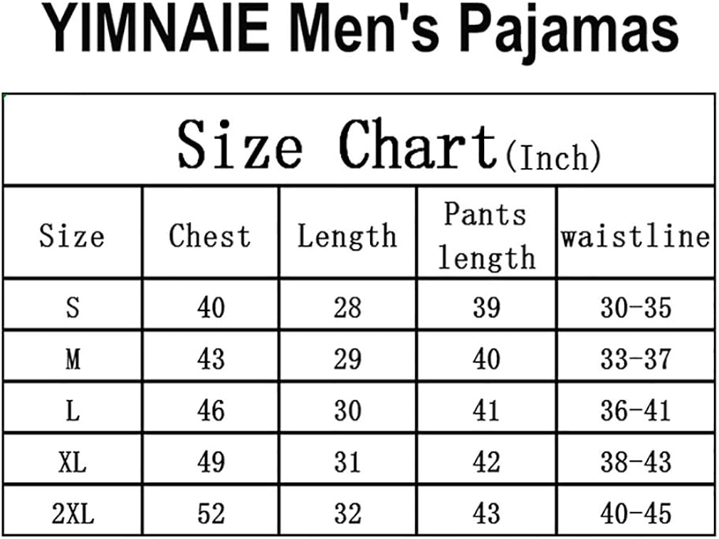 YIMANIE Mens Satin Pajamas Set Classic Sleepwear Loungewear at  Men’s Clothing store